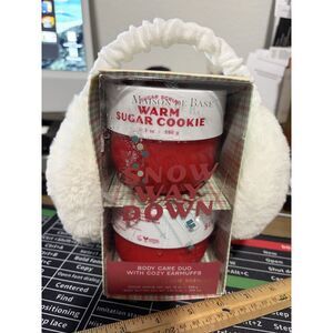 Maison De Base 350g Sugar Scrub/235 ml body butter with earmuffs